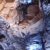 Jonny, and the Ice Box Canyon waterfall. <br>
<br>
Taken Christmas Day 12/25/07