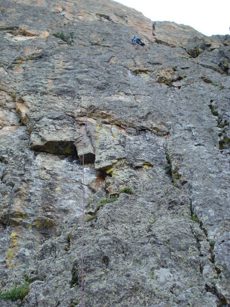 The Golden Monkey, pitch 1 on right; Big Steep on left