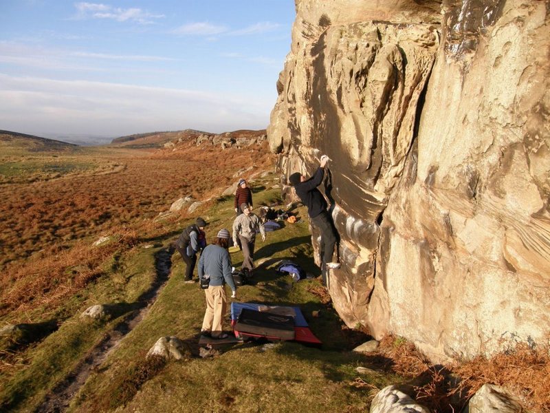 Mike starting out on Temptation, V8