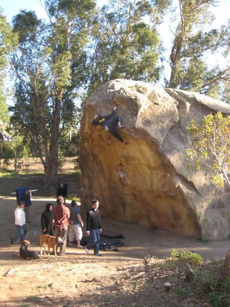 Crowds gather as you start the fun stuff up high.