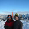 Joanne and I on Hollyburn Peak.