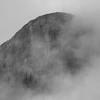 El Cap in the clouds.<br>
Photo by Blitzo.