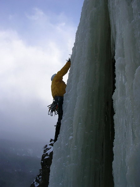 Alan leading the center pillar, WI5.