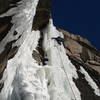 Blue skies, no crowds, warm enough to climb with out gloves, but not dripping.<br>
<br>
Is this really RMNP in January ??