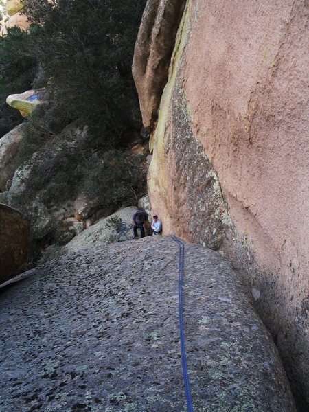 The initial slab / chimney