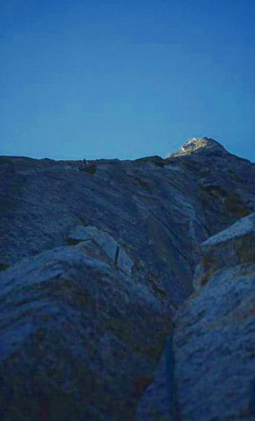 eric collins leading the crux pitch