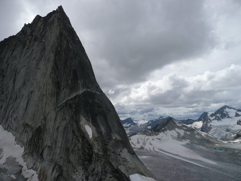  Bug Spire from the top of McTech Arete