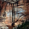 View from the bivy ledge on Thunderbird Wall, Timber Top.