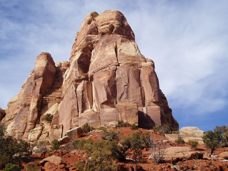 The prow of Liberty Cap Buttress.