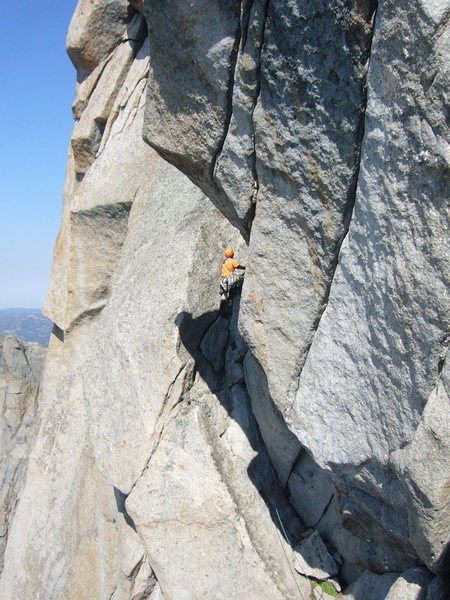 Last pitch on E. Ridge, Wolf's Head