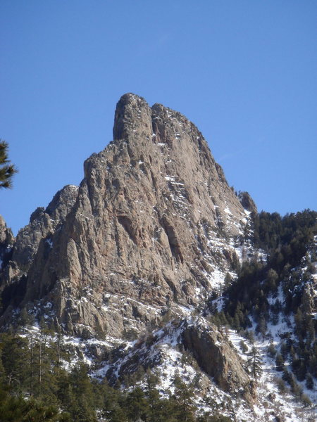 A view of "The Thumb". From this angle, you can (sort of) see how the formation gets it's name.