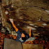 Hitting the 'pyramid' on 'Pyramid Power' v8<br>
<br>
photo: KK Gregory