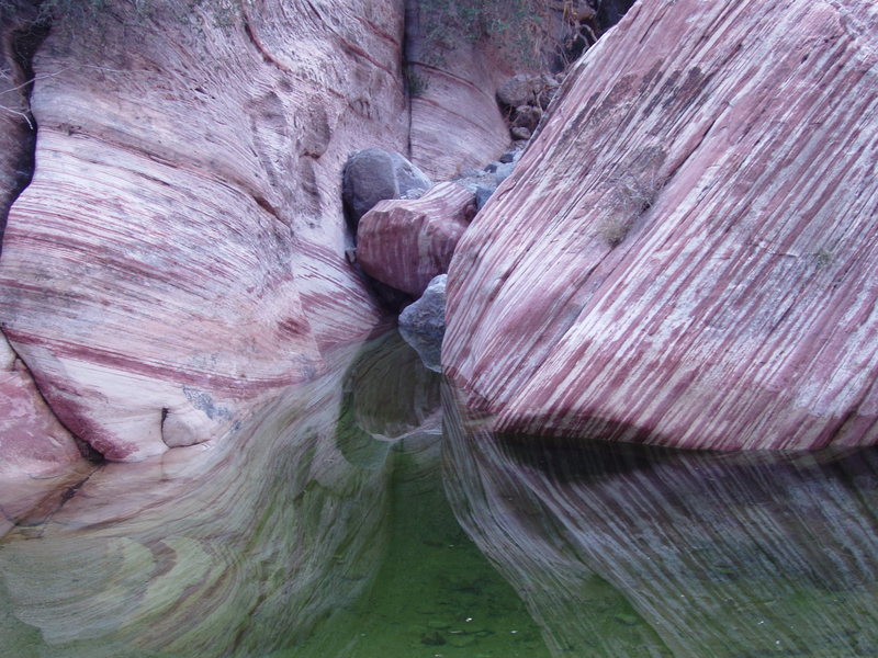 pool in Gateway Canyon, 2-2-08