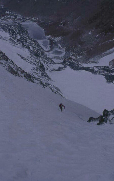 soloing the Dana couloir