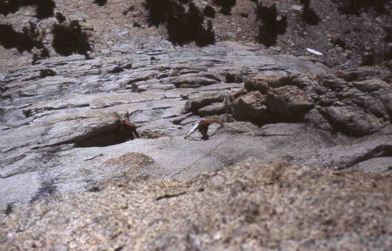 several parties on the SE buttress