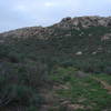 Main Wall on the upper left hillside.