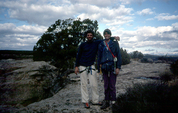 Brian Povolny and Todd Gordon on the Summit.   Photo;  Todd Gordon collection