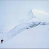 Starting up the "Ice Dome" above Camp 4, at 13,200 ft., on Denali's West Rib Route.<br>
Denali National Park, Alaska<br>
