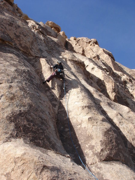 another angle - Laney, mid-crux.