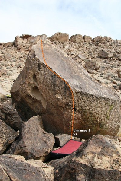 Brown Slab South West face Topo