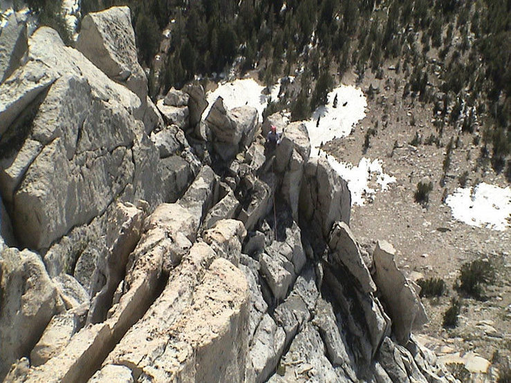 West Pillar on Eichorn's Pinnacle.