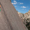 Rapping down Fall Wall at the end of a fantastic October day in Vedauwoo.