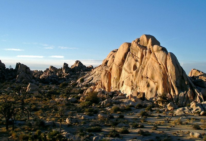 The West Face of 'The Old Woman' in the afternoon