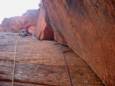 Kim Miller leading pitch 9