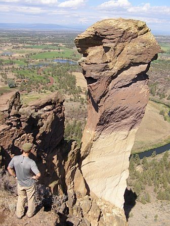 The Monkey Face...pretty intimidating, but an extraordinary route...