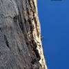 2nd Pitch of Sunflower, Beulah's Book to Sunflower, 8 pitches total, both routes 5.9, March, 2008