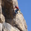 Jason Partin having some fun on Crown of Thorns.