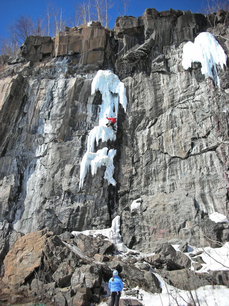 The Chimney in baking conditions. March '08. Photo by Henning Boldt.