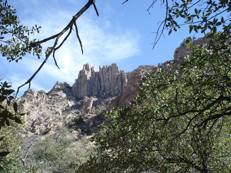 Spires from a distance