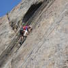 The incomparable Wes Warwick on self-belay.