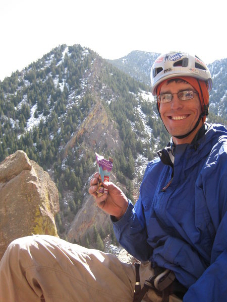 What better way to kick back and relax than with a Cliff bar!  Mmmm, tasty. (Gary, contact me anytime if you need a poster boy)