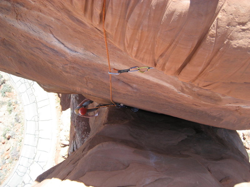 VA finishing up the last bit of right chimney.  