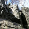 the chock stone on the Kennel's left side.