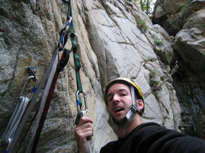 Me on route messing around