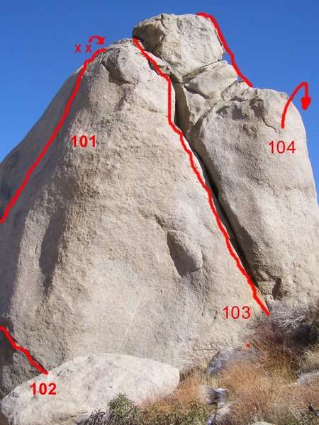 South Face of Love Rock