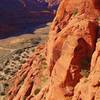 the top of the second pitch of Will's rush in snow canyon UT.  my first multi pitch