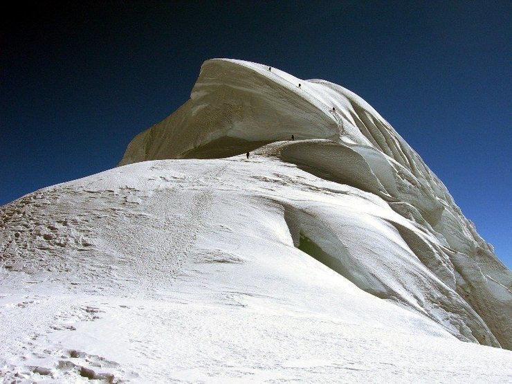 Summit ridge of Chopi.