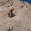 Geir on the fifth pitch.  Shawn, Geir, and I had a great day!