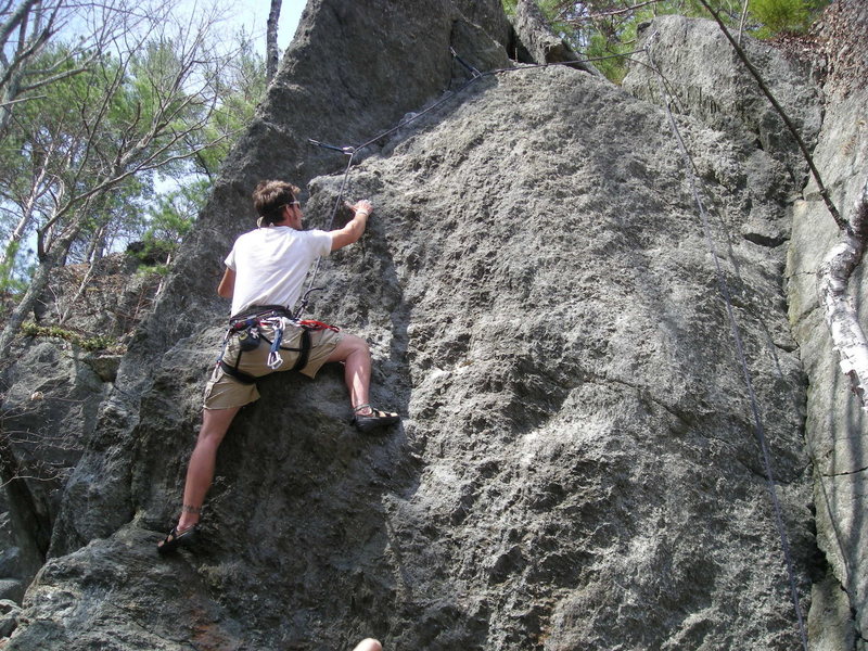 Nick Cleaning up the route.