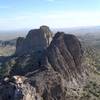 Looking south at Lanfair Valley from the summit of Castle Peaks in the Mojave Preserve.<br>
<br>
4/30/08