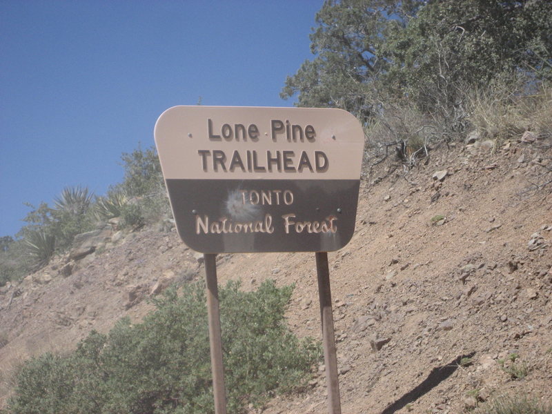 Lone Pine Trail head has a parking lot but no other facilities. Please pack out all waste.