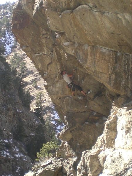 Jables starting the crux.