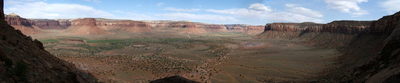 Looking east from the base of Bridger Jacks.