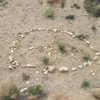 Peace sign in the Jumbo Rock area