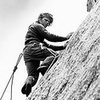 Vern Clevenger on the FA of the "Crux" 3rd Pitch.