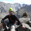 On the summit of Zowie right before the rain.